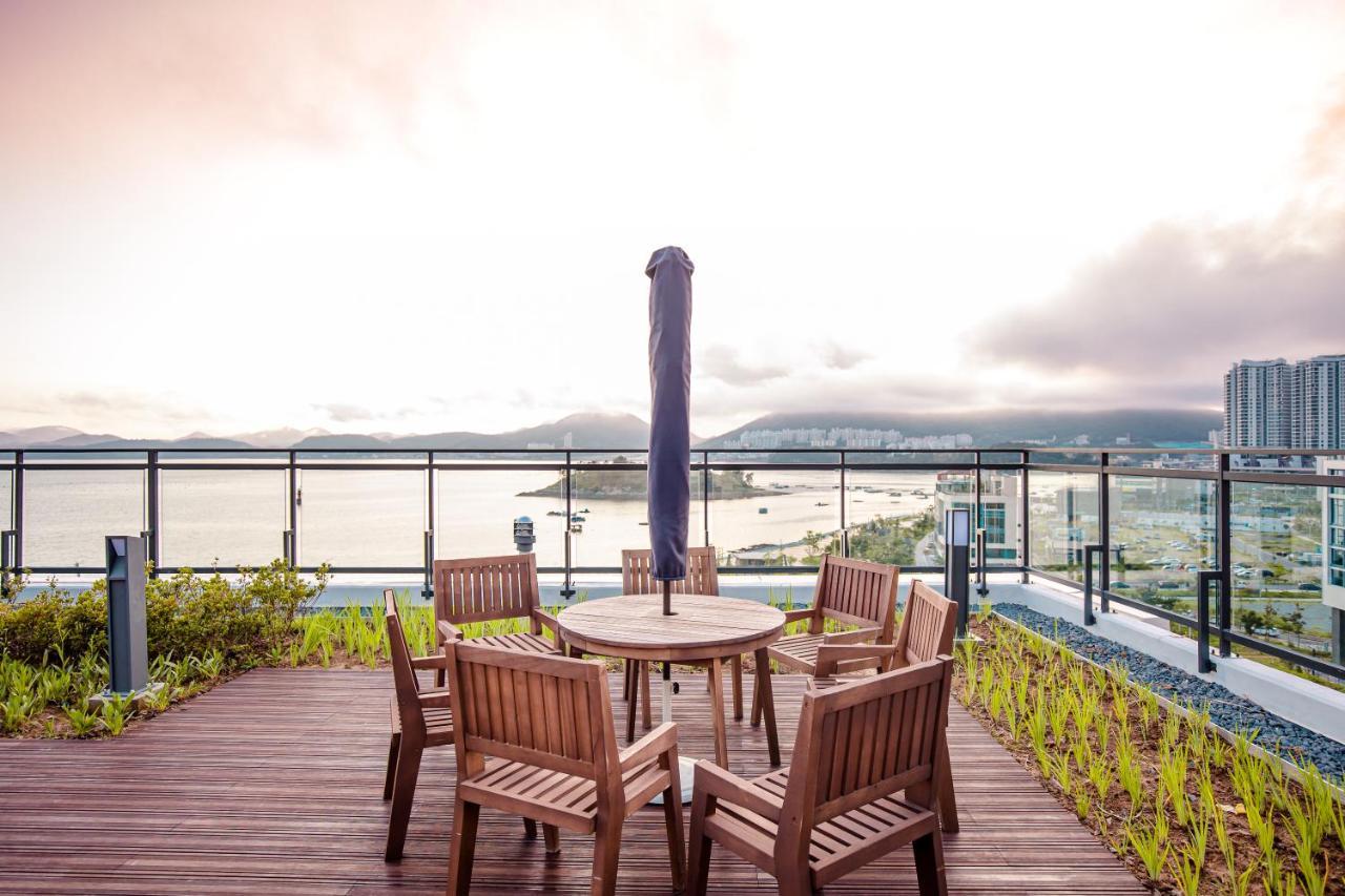 Aparthotel Lotte Castle Marina Yeosu Exterior foto